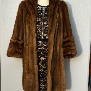 Vintage 1940’s Genuine Mink Fur Coat
